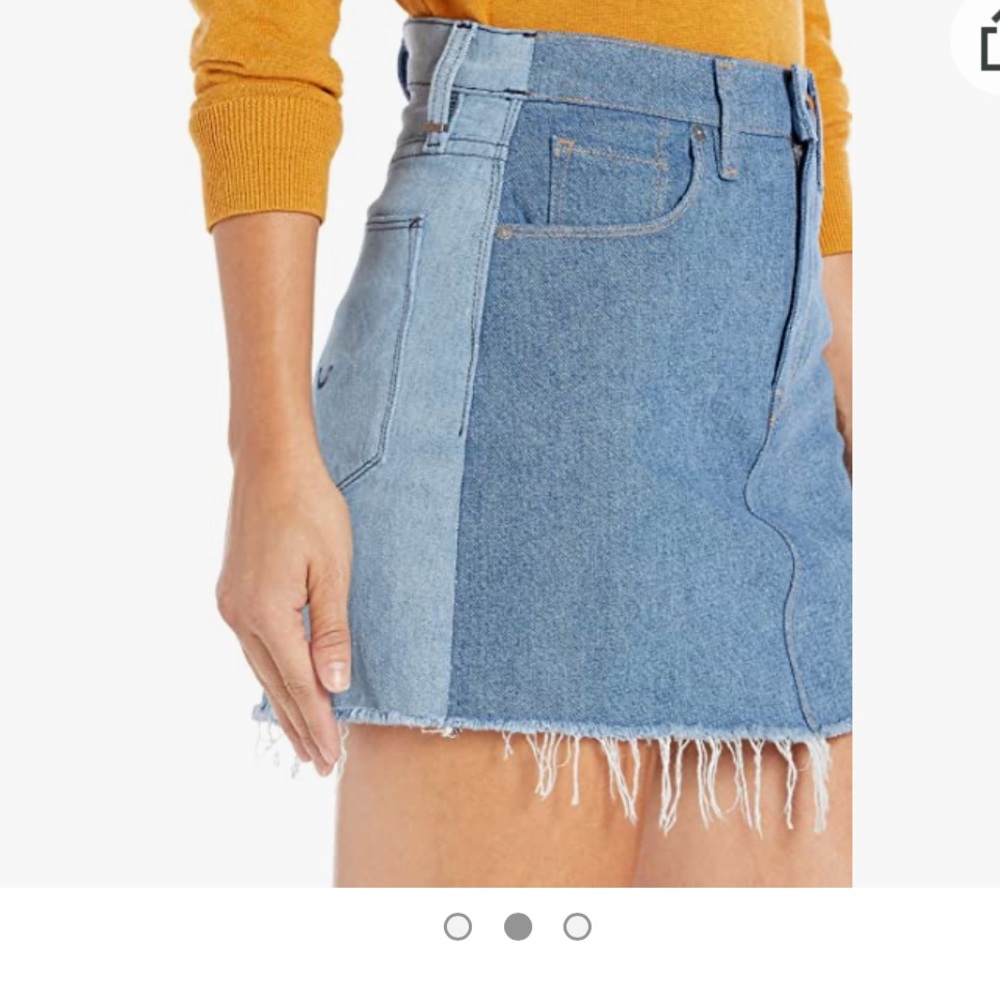 Hudson Viper Denim Skirt. New